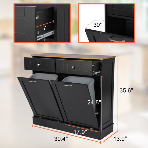 ECLIFE 20 Gallon Trash Can & Reviews Wayfair